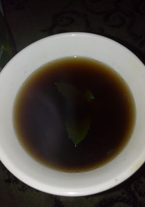 A picture of My spiced black tea.