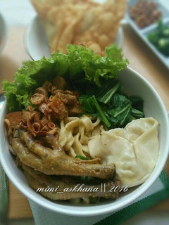 Foto resep Mie Ayam Jamur + Pangsit
