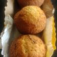 Muffins de naranja y trozos de chocolate
