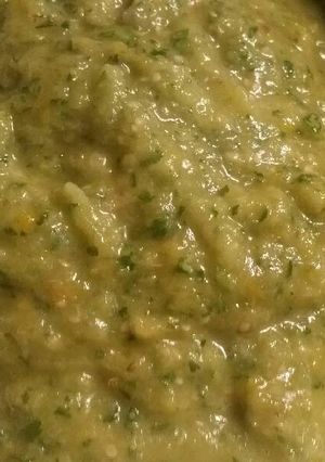 A picture of Chunky Salsa Verde.