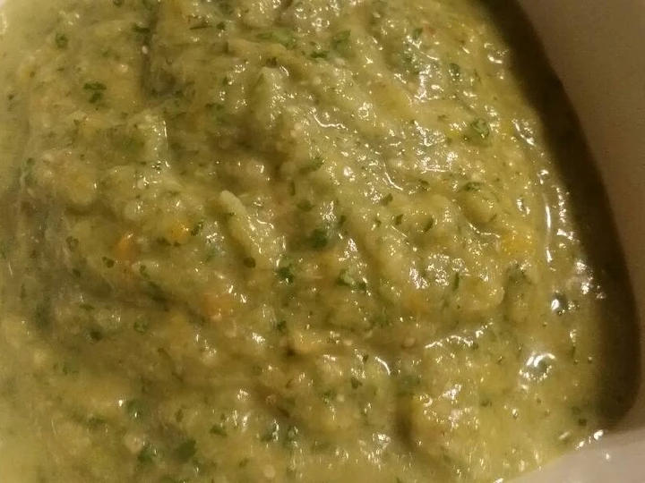 Recipe Chunky Salsa Verde which So Delicious