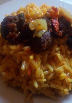 A picture of Jollof.