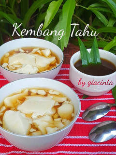 Foto resep Kembang Tahu Saus Jahe (puding susu kedelai)