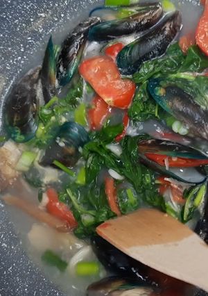 Foto resep Sop kerang hijau daun kemangi