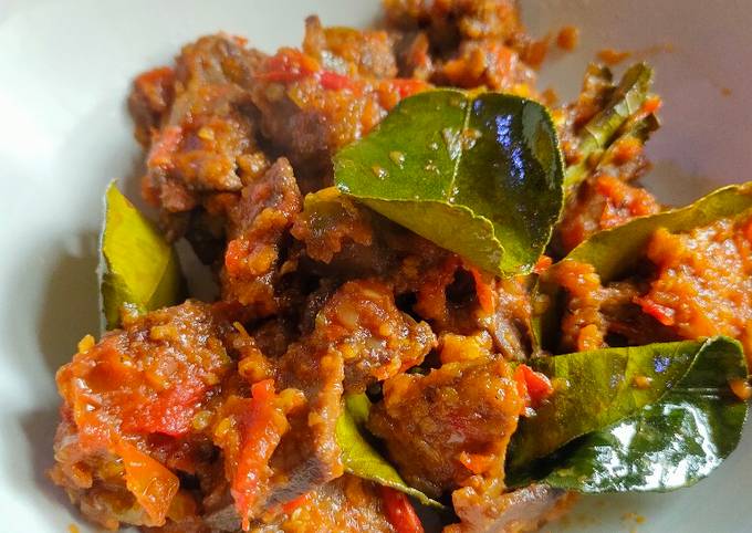 Resep Sei sapi bumbu rica manado, Bisa Manjain Lidah