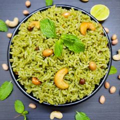 Mint rice A picture of Mint rice.
