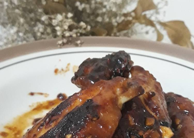 Cara Menghidangkan Ayam bakar madu teflon 🥰 Kekinian