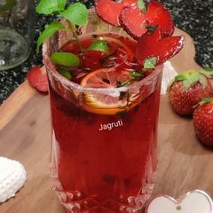 A picture of Strawberry Relish with Strawberry Hearts.