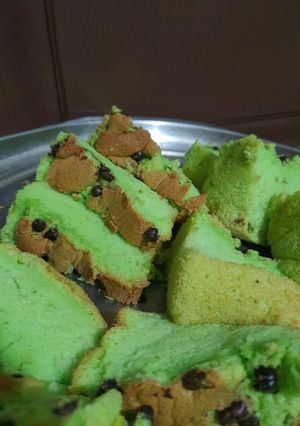 Foto resep Chiffon Pandan Chocochip