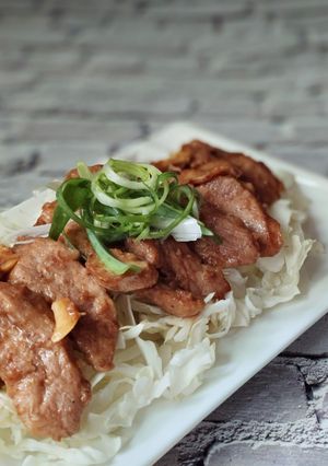 沙茶嫩煎豬肉 的食譜成品照片