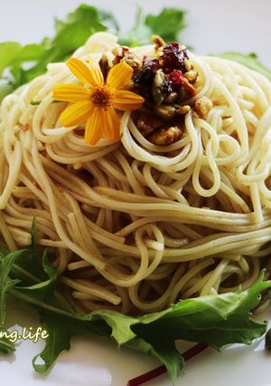 南瓜籽油堅果醬&醬拌麵(南瓜籽油料理) 的食譜成品照片