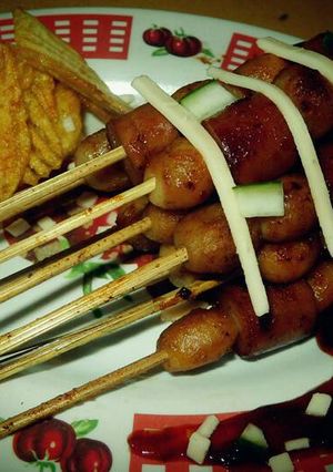 Foto resep Sobak (Sosis Bakso) Bakar Potato Cheese
