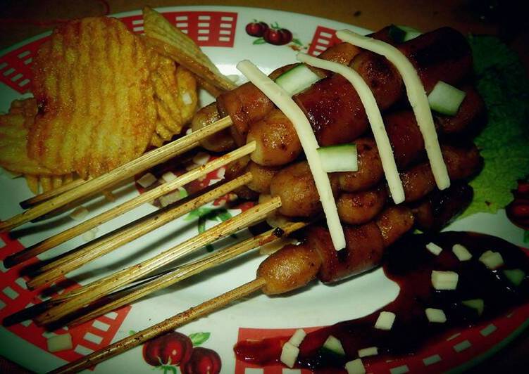 Resep Sobak (Sosis Bakso) Bakar Potato Cheese, Enak Banget