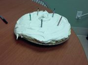 A picture of banana pudding poke cake
