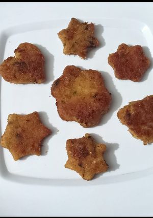 A picture of Crisp-Coated Chicken Nuggets.
