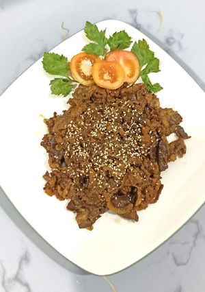 Foto resep Simple Slice Beef Teriyaki ala Yoshinoya