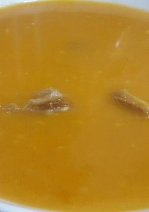 صورة لوصفة شوربة المرمز باللحم