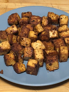 Una foto de Tofu marinado rápido