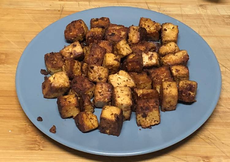 Tofu marinado rápido