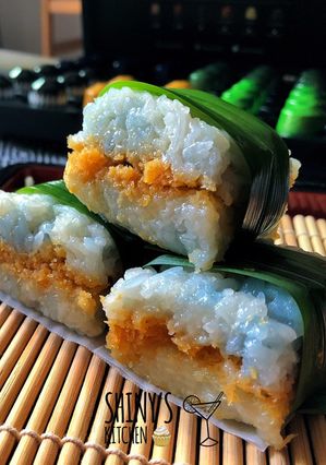 Foto resep Lemper Unti Bunga Telang