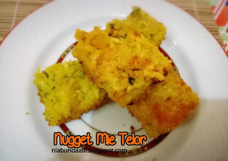 Bahan memasak Nugget Mie Telor Tanpa MSG (menu batita 1y+), Lezat Sekali