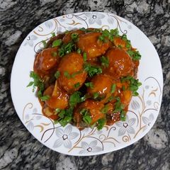 A picture of Spicy baby potatoes.