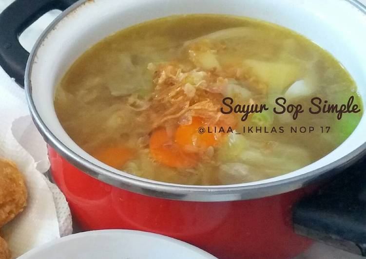 Langkah Mudah untuk Menyiapkan Sayur Sop Simple, Menggugah Selera