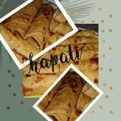 A picture of Soft layered East African Carrot Chapati.