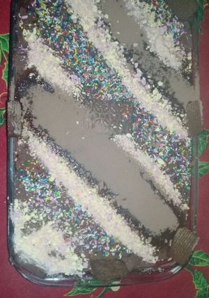 Una foto de Postre de vainillas