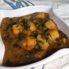 A picture of Yam Porridge 🥣.
