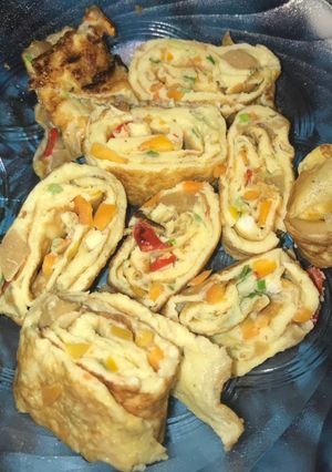 Foto resep Telur dadar gulung