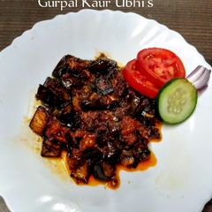 A picture of 🍆 Fiery Garlic Eggplant Delight.