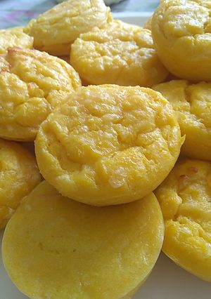 Una foto de Muffins salados con okara de soja