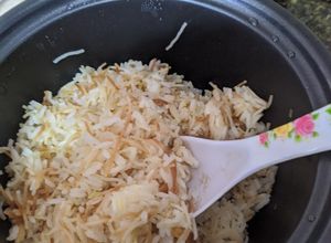 Una foto de Arroz Tigre en olla arrocera