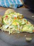 Tarta de Zucchini con Base de Papa Dorada