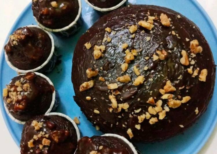 Easiest Way to Prepare Ultimate Walnut Chocolate cake