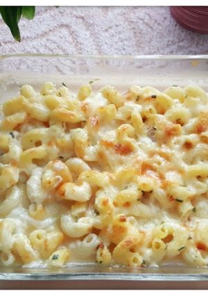 Hình của món Mac&Cheese Nui nướng Phômai.