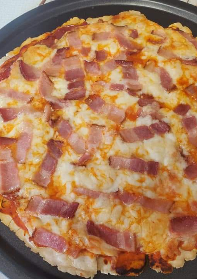 Una foto de Pizza extra finita sin gluten