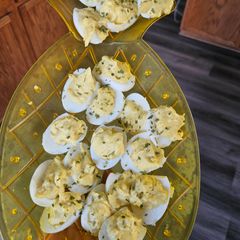 Deviled eggs A picture of Deviled eggs.
