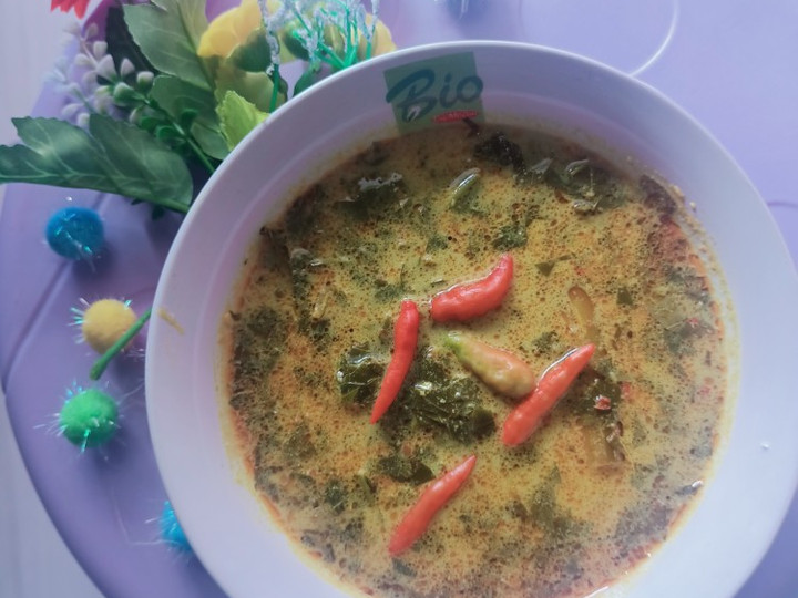 Resep Gulai daun singkong Anti Gagal