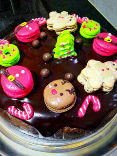 A picture of Chocolate cheesecake.