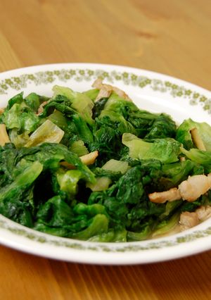 薑炒綠生菜 的食譜成品照片