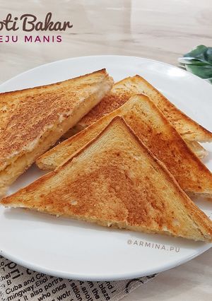 Foto resep Roti Bakar Keju Manis (teflon)
