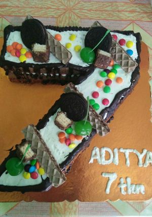 Foto resep Kue Tart Angka 7