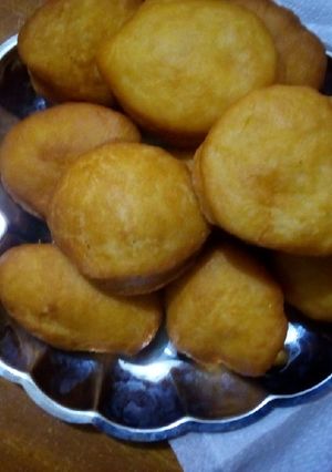 A picture of Eggless mandazi.