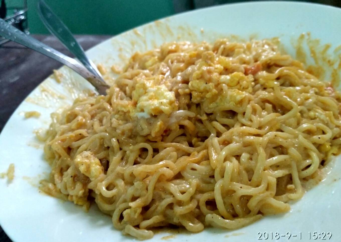 Carbonara Noodle (Mie Carbonara) Special