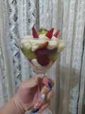 Postre rápido! Frutas con crema chantilly...🍓🥝