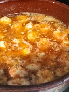 Una foto de Gambas/langostinos al ajillo