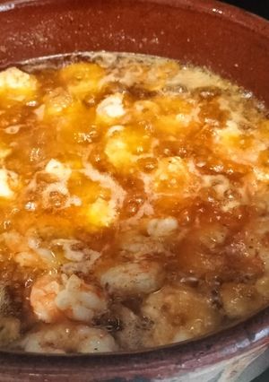 A picture of Garlic Shrimp (Gambas/Langostinos al Ajillo).