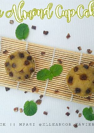 Foto resep Banana almond cupcake mpasi 11m